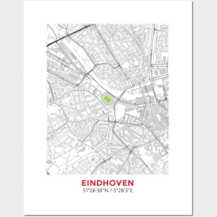 Philips Stadion Map Design Posters and Art